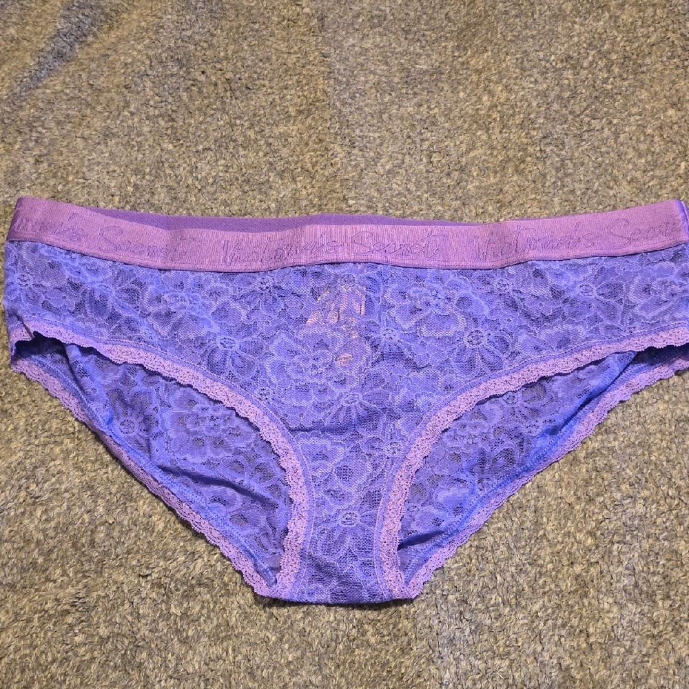 Victoria's Secret Lavender Lace Briefs